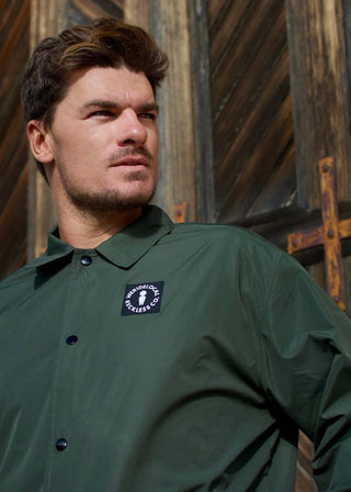 BASIC DARK FOREST COACH JACKET