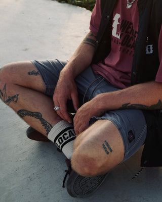 STATEMENT BEIGE SOCKS