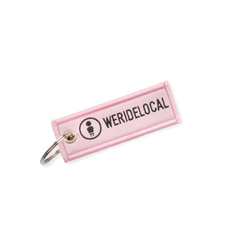 LOGOTYPE PINK KEYCHAIN