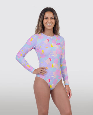 PARTY UNDER THE SUN OPENBACK SURFSUIT - WERIDELOCAL