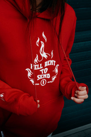 HELL BENT RED HOODIE