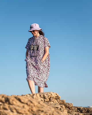 PINK LEOPARD TRAVEL PONCHO