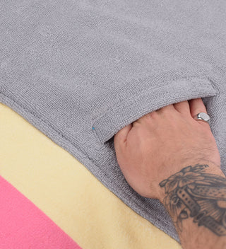 RAYS GREY PONCHO - WERIDELOCAL