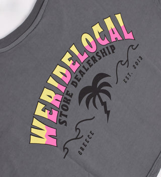 SWELL PIGMENT BLACK CROP TOP - WERIDELOCAL