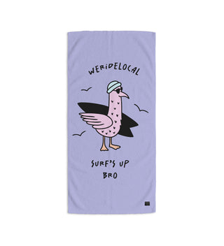 SURF'S UP PRINTED TOWEL - WERIDELOCAL