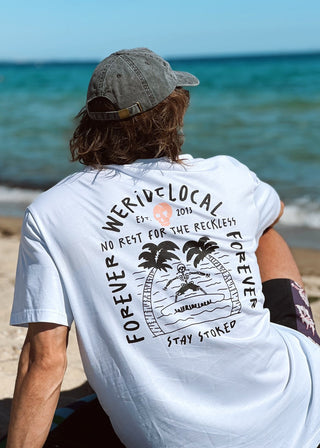 Forever White Tee - WERIDELOCAL