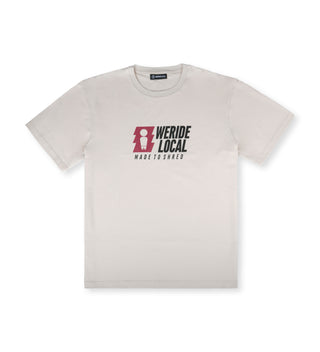 Thunder Beige Cotton T-shirt - We Ride Local