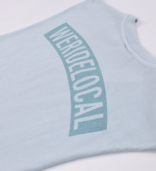 UNION PIGMENT TEAL RAWCUT TANK TOP - WERIDELOCAL