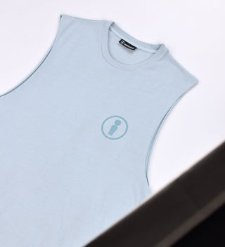 UNION PIGMENT TEAL RAWCUT TANK TOP - WERIDELOCAL