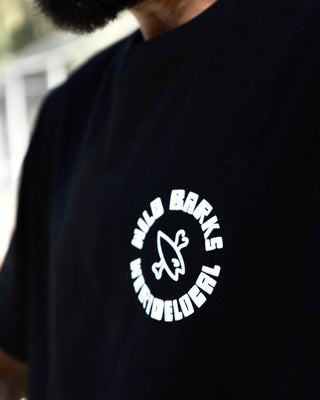 BARK RIDERS BLACK TEE