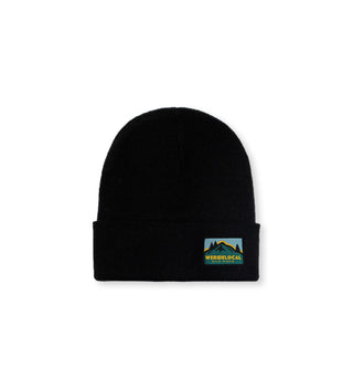 WILD RIDES BLACK BEANIE