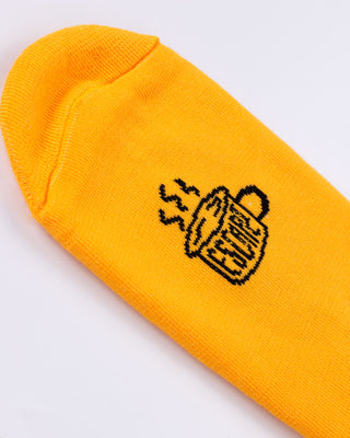 WE RIDE LOCAL X LIVE ON TOP GOLD SOCKS - WERIDELOCAL