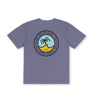 CREST SILVER BLUE TEE - WERIDELOCAL