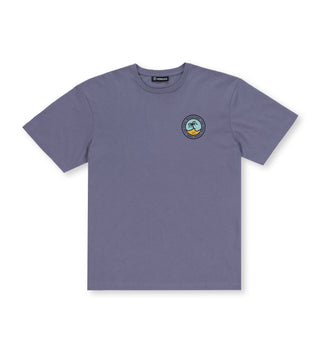 CREST SILVER BLUE TEE - WERIDELOCAL