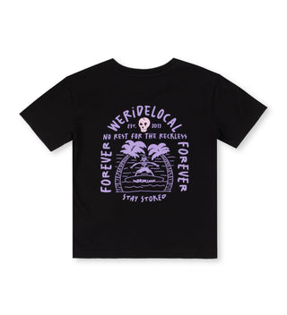 FOREVER BLACK KIDS TEE - WERIDELOCAL