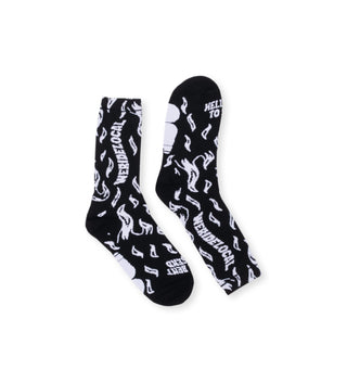 HELL BENT BLACK SOCKS