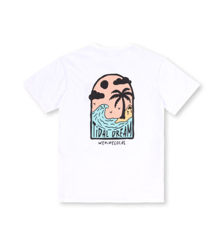 TIDAL DREAM WHITE TEE - WERIDELOCAL