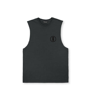 UNION PIGMENT BLACK RAWCUT TANK TOP - WERIDELOCAL