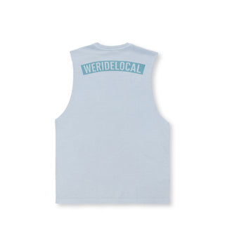 UNION PIGMENT TEAL TANK TOP - WERIDELOCAL