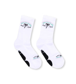 SWELL WHITE SUMMER SOCKS - WERIDELOCAL
