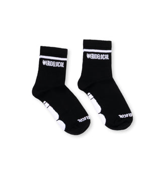 TYPO BLACK WOMEN SOCKS - WERIDELOCAL
