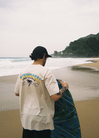 Swell Light Sand Tee - WERIDELOCAL
