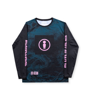 We Ride Local Hazard long sleeve rashguard – UPF 50 sun protection, quick-dry surf shirt.