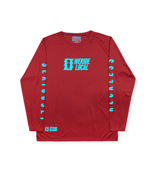 THUNDER BURGUNDY RASHGUARD LONGSLEEVE