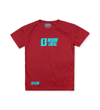 THUNDER BURGUNDY RASHGUARD TEE