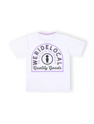 DIVISION WHITE WOMEN TEE - WERIDELOCAL