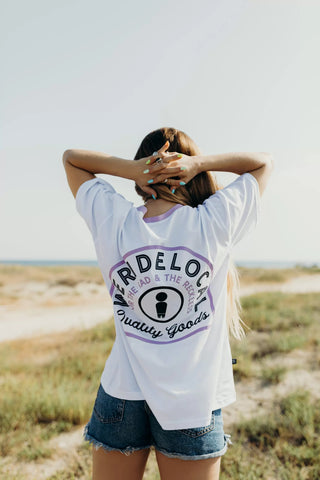 DIVISION WHITE WOMEN TEE - WERIDELOCAL